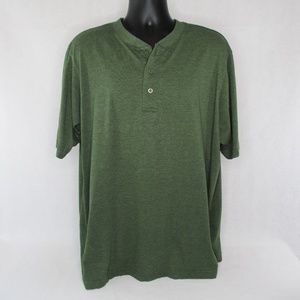 King Size Relaxed Fit Henley Shirt